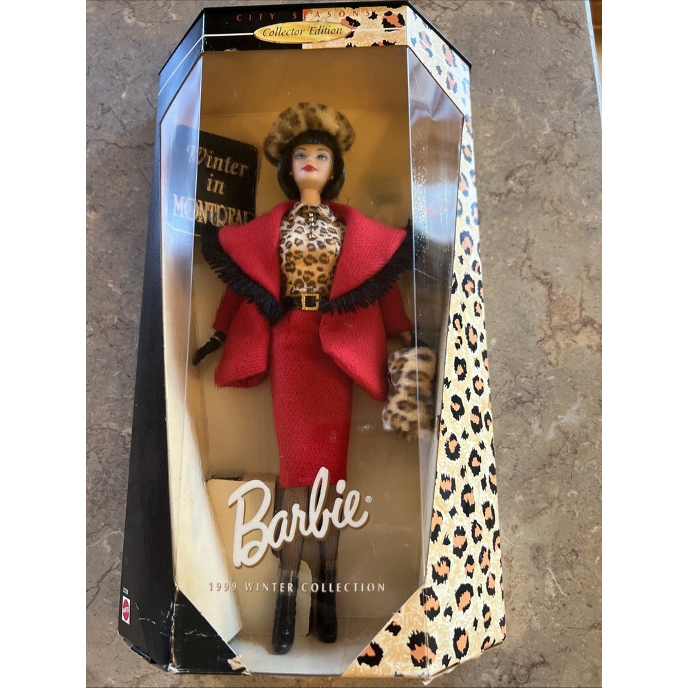 Vintage 1999 Barbie Doll Winter in Montreal